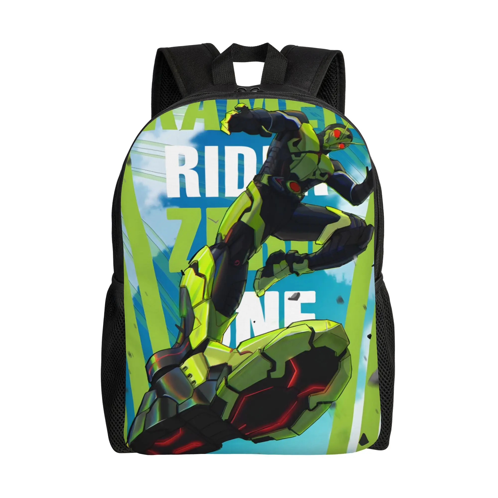1Piece Kamen Rider Anime Laptop Bag Rising Hopper Kick Backpack New Semester Begins