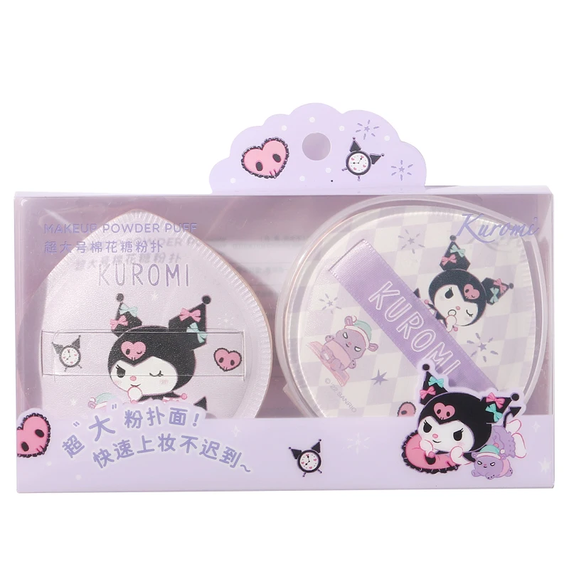 Cartoon Minisos Sanrioed Anime My Melody Kuromi Air Cushion Powder Puff Ins Girl Heart Kawaii Beauty Makeup Tool Festival Gifts