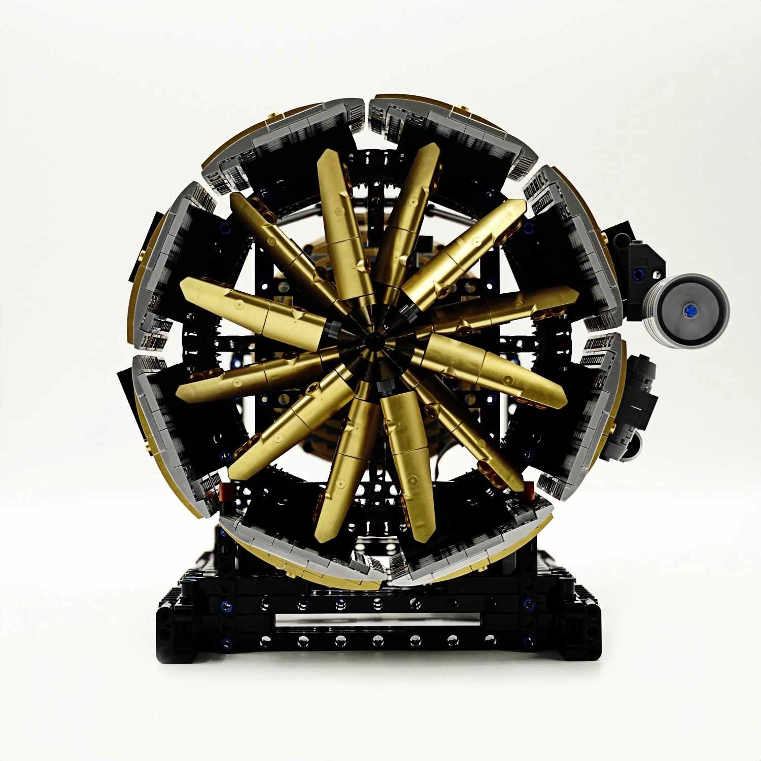 Mould King 10141 Blocco tecnico per auto Il modello di motore per aereo motorizzato Assemblaggio di mattoni per motore Set Regali di Natale per bambini