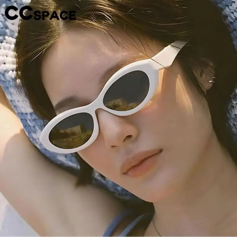 57087 Lady Popular Candy Color Sunshade Mirror occhiali da sole Cat Eye di piccole dimensioni occhiali da vista classici per esterni Uv400