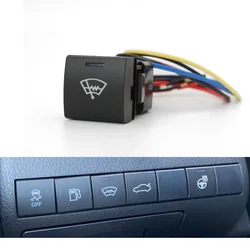Car Front Windshield Heating Push Button Heated Switch with Wire For Toyota Camry Altis Hilux LC300 2018 Rav4 Prado 150