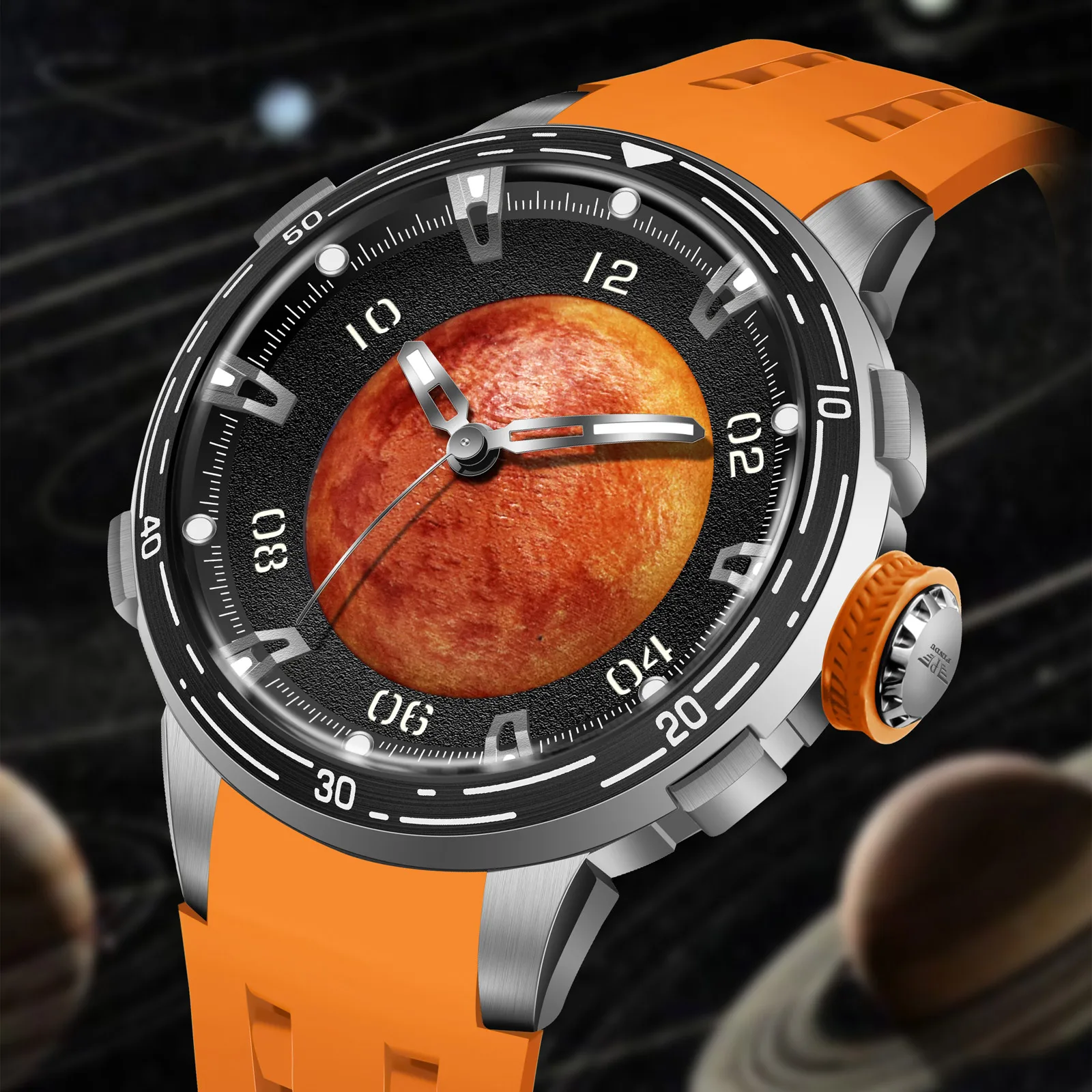 2026 PIDNU Markendesign Neue Star-Serie Mechanische Uhr Herren Japan 8215 Uhrwerk Herrenuhr Wasserdichte Automatische Luxusuhr – Detail 9