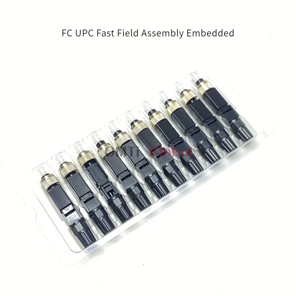 10,50,100Pcs/Lot FC UPC Fast Field Assembly Embedded FTTH FC/UPC Fiber Optic Quick Connector