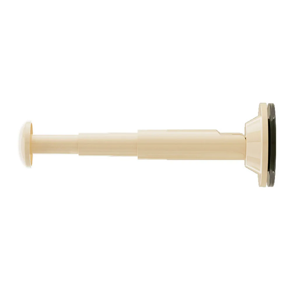 for beige Retractable Clothes Hanger Robust Plastic Clothes Holder Retractable Hanger No Punch Installation Robust Plastic