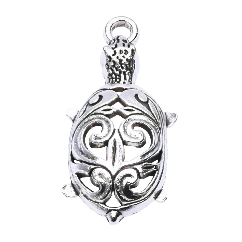 30pcs/Lot Retro Silver Color Turtle Charms Alloy Animal Pendant For Necklace Earrings Bracelet Jewelry Making Diy Accessories