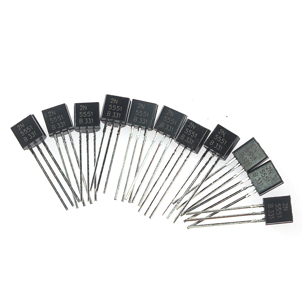 50pcs/lot  2N5551+2N5401 NPN Transistor Set TO-92 Switching Transistors Electronic Components Kit