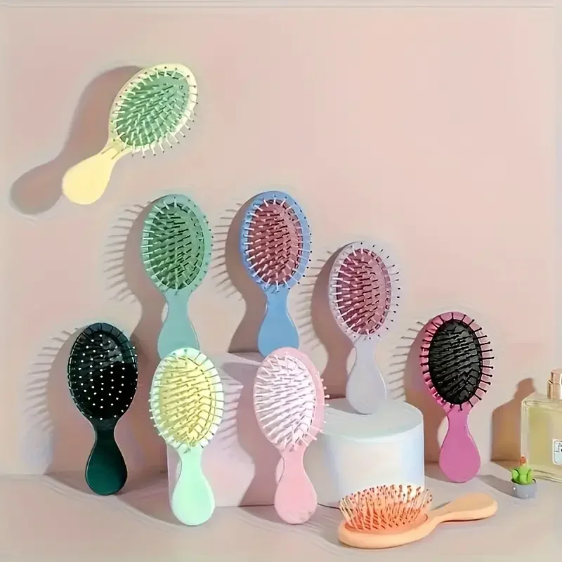 Mini Cushion Hair Brush Cute Portable Hair Brush for Girls Kids