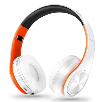 2023 yükseltme kablosuz Bluetooth kulaklıklar Stereo kulaklık müzik spor akıllı telefon TV PC Tablet için Mic ile havai kulaklık