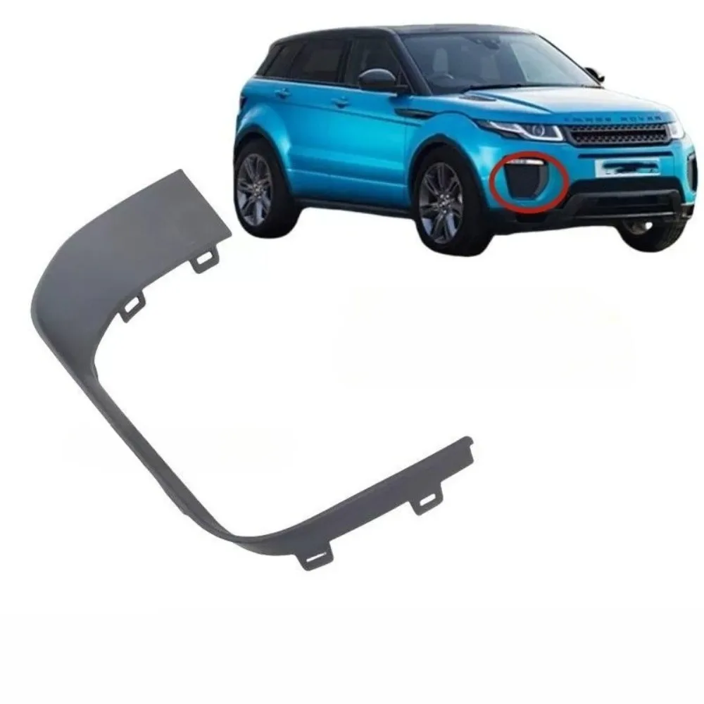 

For Land Rover Range Rover Evoque Front Bumper Fog Light Frame Grille Decorative Panel Cover Bright Curved Strip