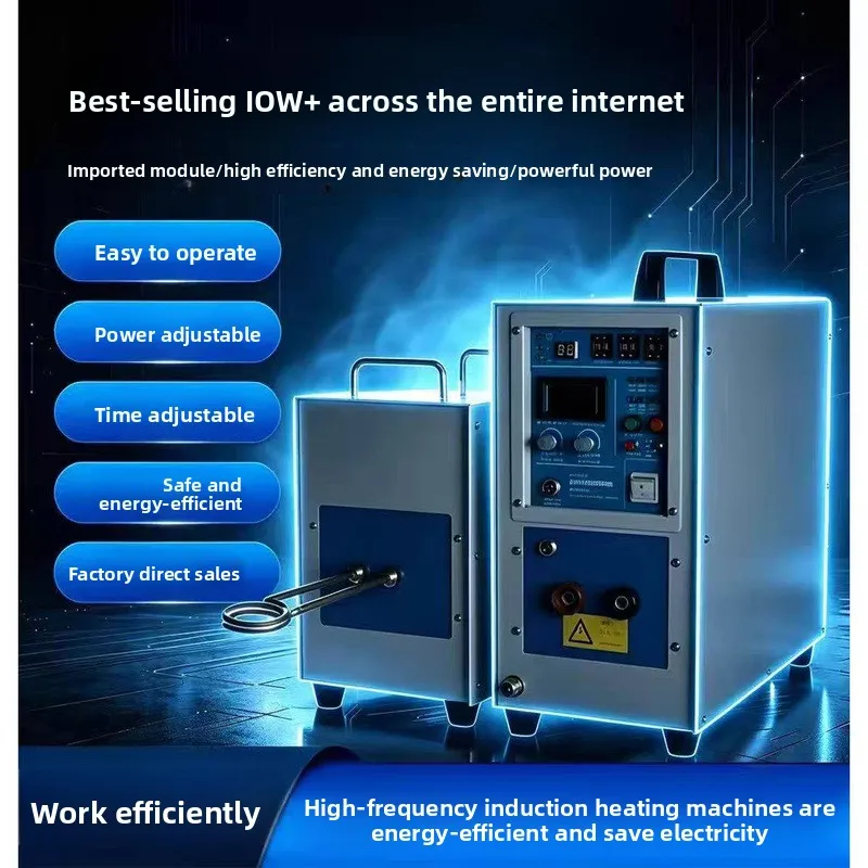 Ultra Audio Forming Metal Induction Equipment High Frequency Heating Machine Melting Furnace