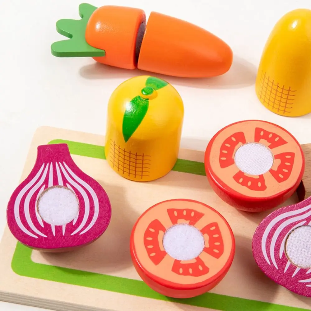 Simulação de madeira resistente brinquedo de sushi simulação educacional fingir jogar conjunto de alimentos interativo design engraçado estilo japonês conjunto de alimentos