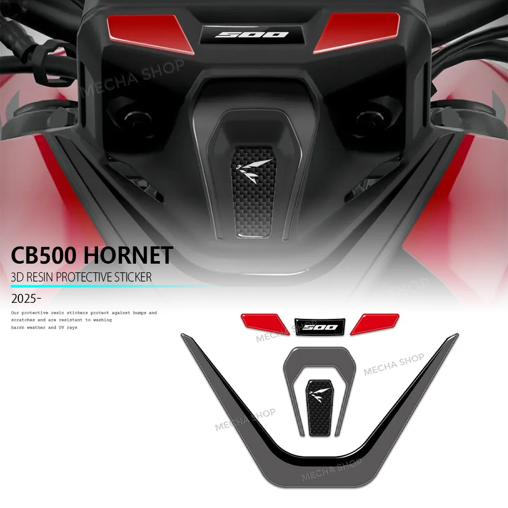 

Наклейка на переднюю часть для CB500 CB 500 Hornet 2024 2025 2026, 3D-стикер из смолы, защитный комплект