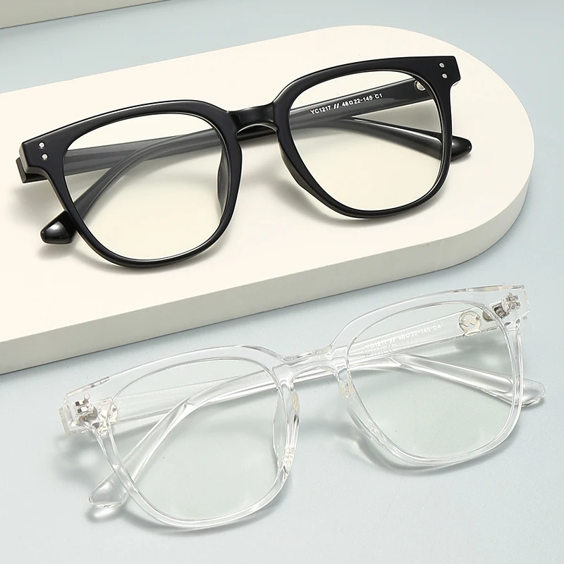 نظارات KAROS العصرية المستديرة البصرية بإطار كبير للنساء وصفة طبية قابلة للتخصيص وعدسة تقدمية مضادة للضوء الأزرق #2