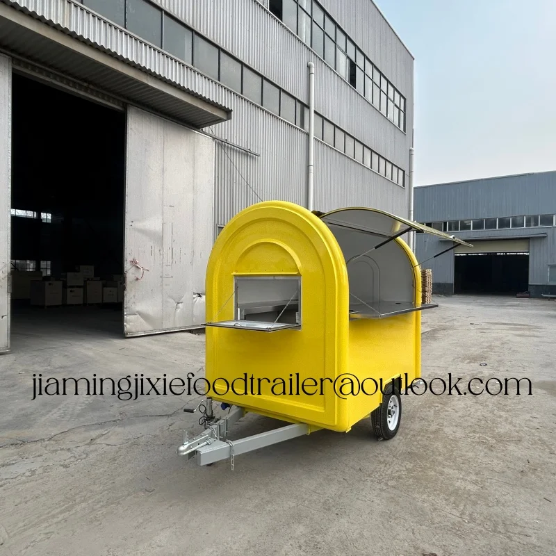 

Мобильная мини-тележка-прицеп для уличной торговли мороженым, кофе и едой, продается в Пакистане