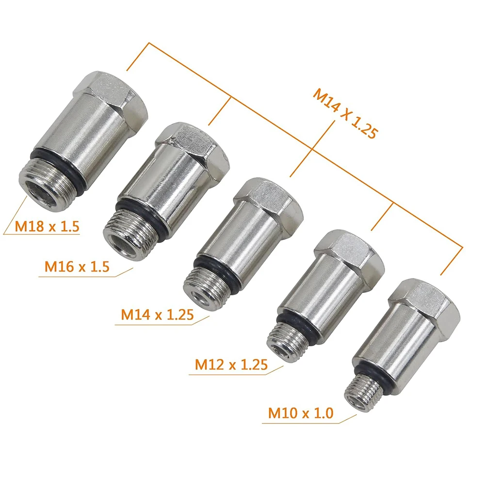 New Rapid Connected Petrol Gas Engine Cylinder Compressor Gauge Meter Test Pressure Compression Tester Leakage Diagnostic