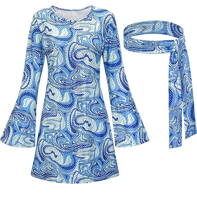 Костюм для косплея The-of- by ChinaHippie Disco 60-х и 70-х. Изделие «Первый продукт», созданный Китай.