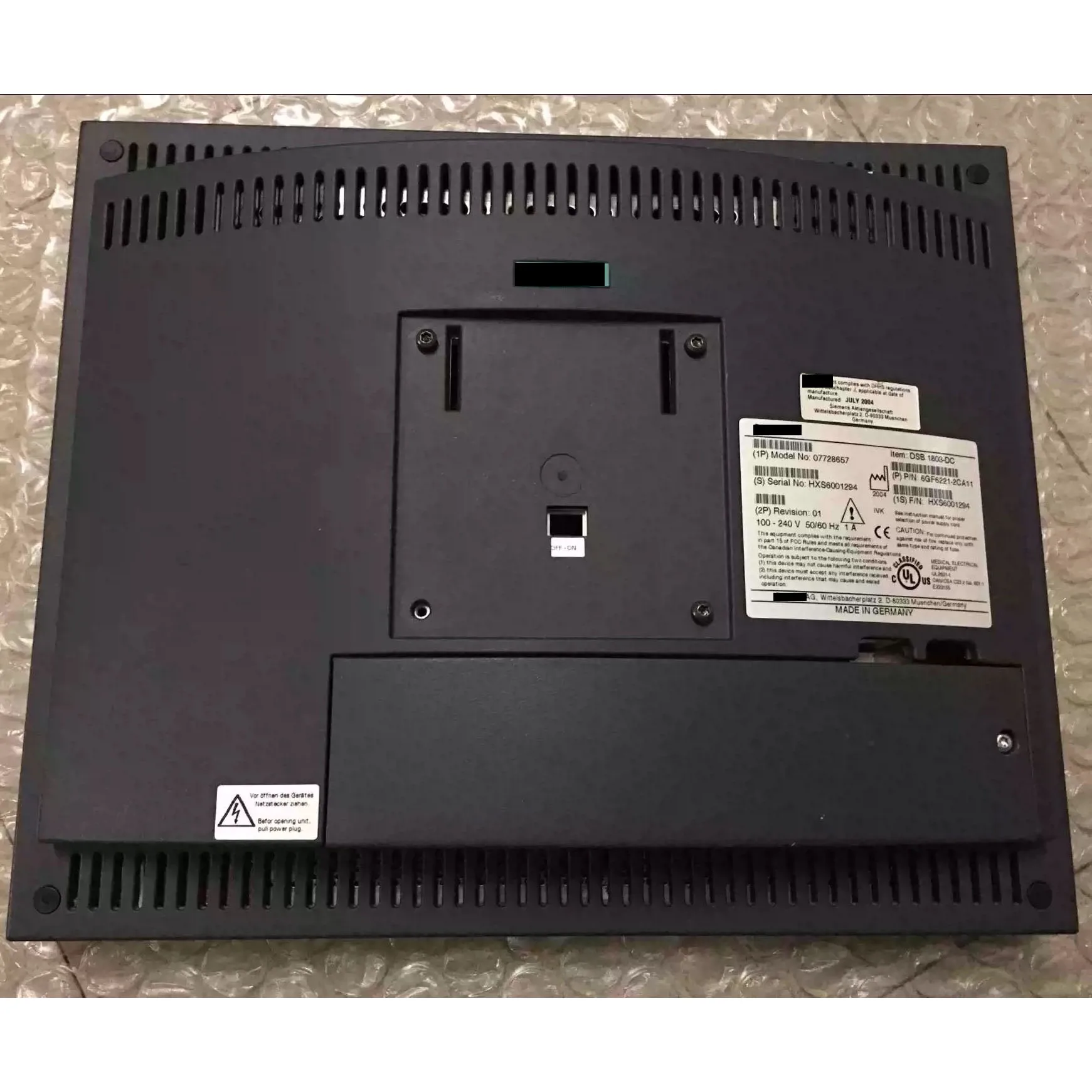 6GF6221-2CA11 System screen   With warranty