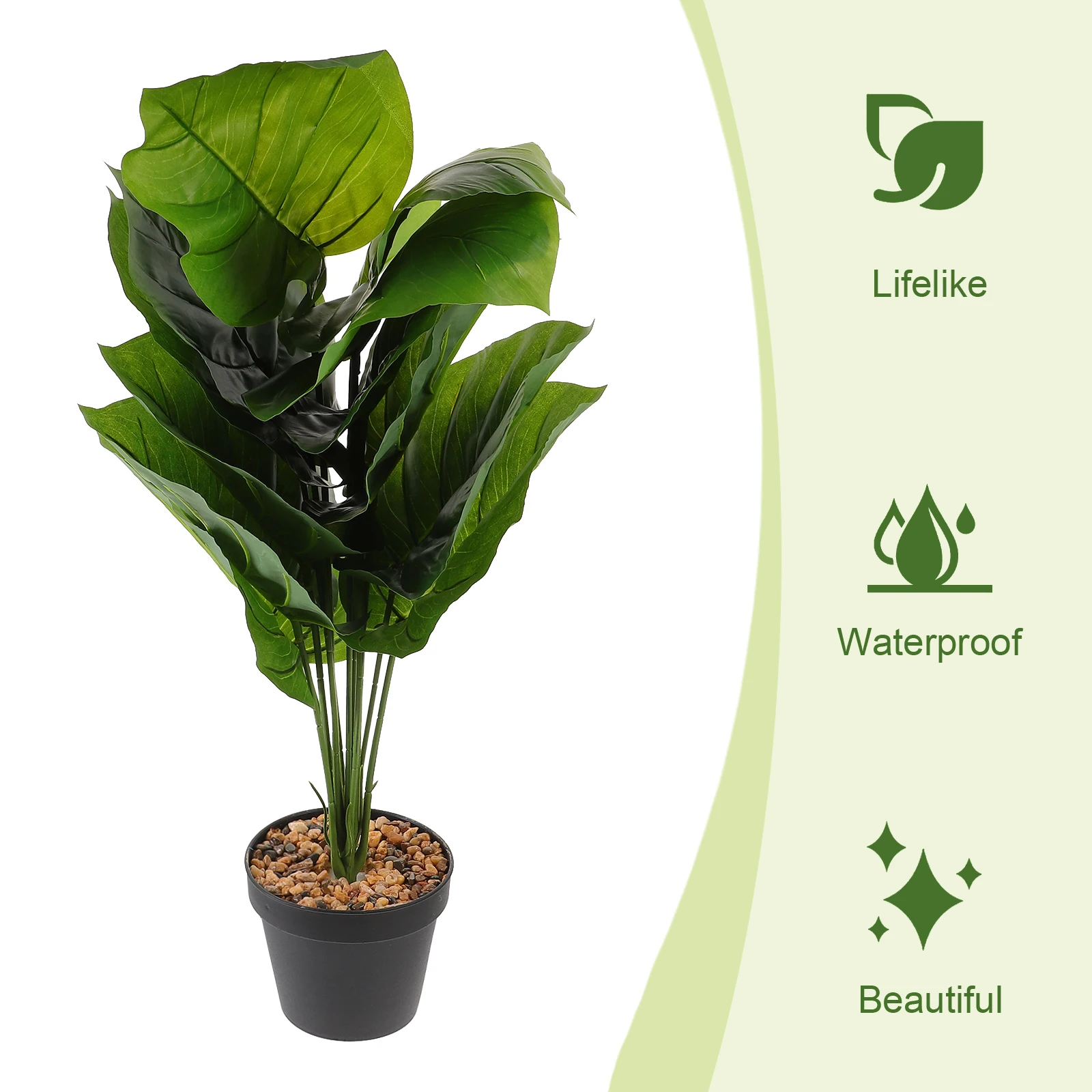 

Simulated Potted Plant Realistic Plants Artificial Bonsai Tree Fake Vivid Faux with Greenery
