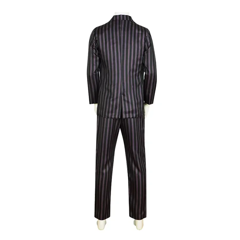the Addams Family Gomez Addams Cosplay Costume Men's Movie Character Outfit for Halloween Party