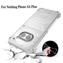 Nothing Phone 2A Plus Case Air Cushion Shockproof Clear Airbag Silicone TPU Back Cover Soft Case for Nothing Phone 2A Plus 5G