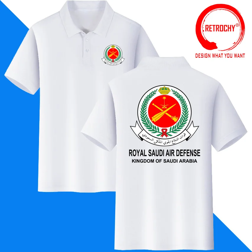 Kingdom of Saudi Arabia Polo Shirt Saudi Arabian Army SA SAU Polo Shirts Country Tactical Military Royal Saudi Air Defense Shirt