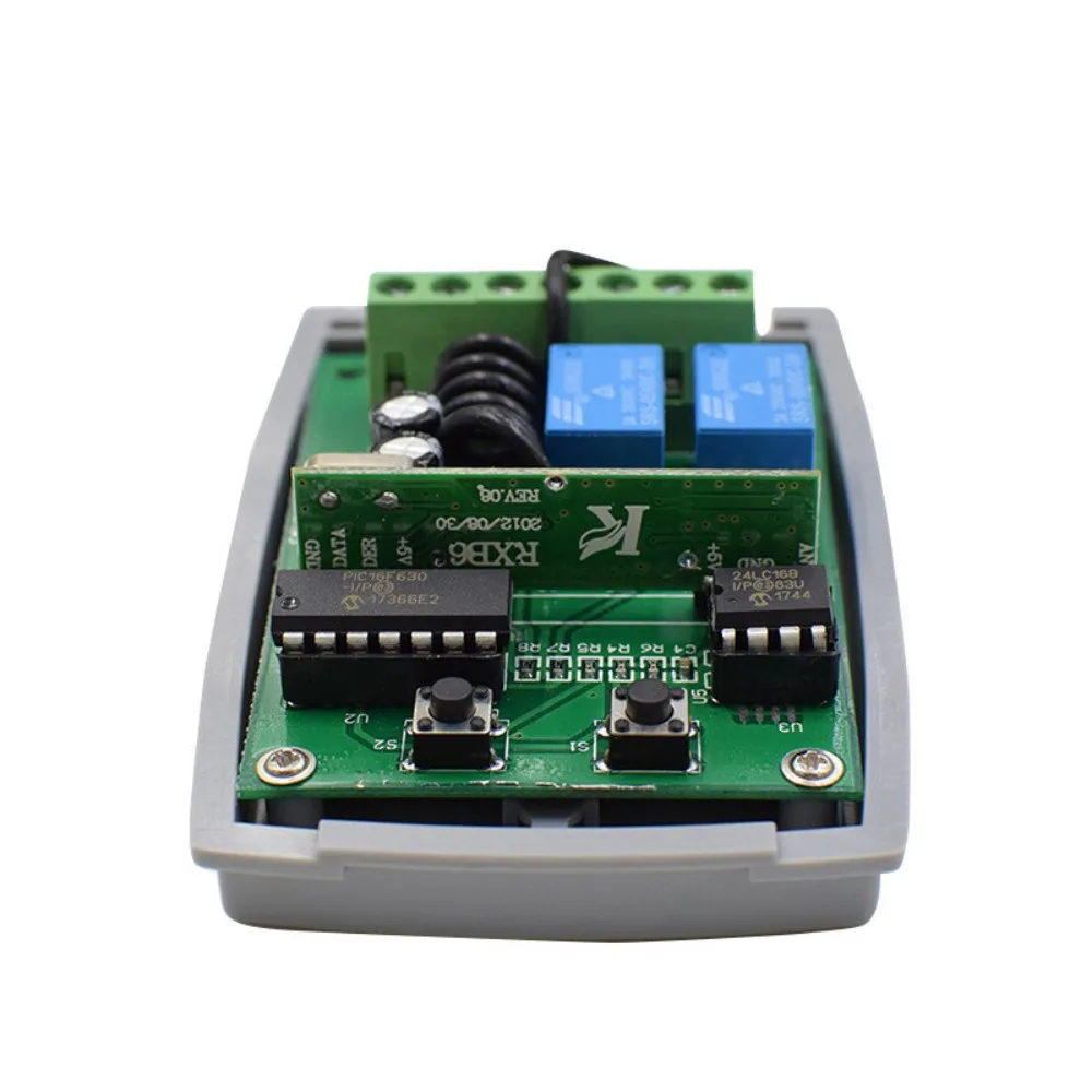 جهاز استقبال باب المرآب العالمي 433 ميجا هرتز 2CH متوافق مع جهاز التحكم عن بعد BFT BENINCA PUJOL ERREKA CELMSA 433.92 ميجا هرتز #5