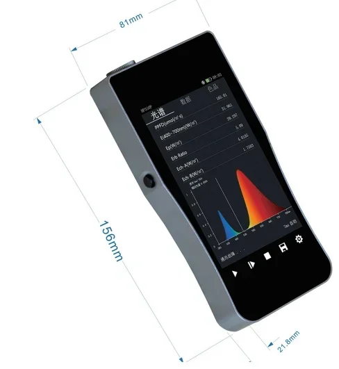 350-800nm HP350B Blue Light Tester  Spectrum Analyzer Spectrometer Prices for Glasses