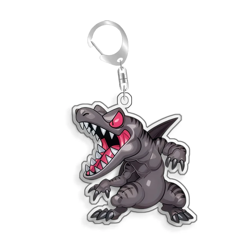 For Yu Gi Oh Declan Akaba Dark Rebellion Xyz Dragon Dark Necrofear Acrylic selfmade Cartoon Anime Keychain Pendant Toy gifts 5cm view 4