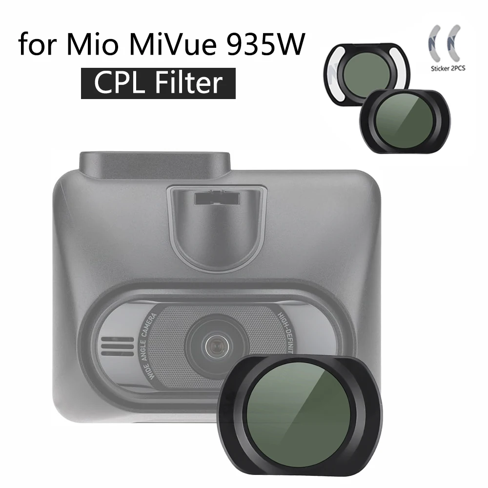 For Mio MiVue 935W HD Lens Anti Glare CPL Filter - Dust Protection for Optimal Photography Quality