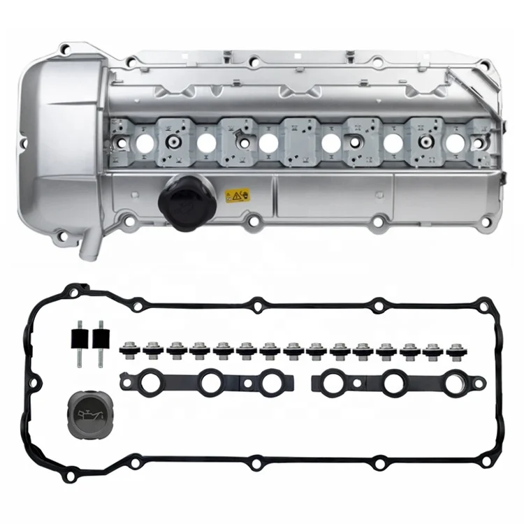 

OE 11121432928 11121437395 Quality Engine Valve Cover Kit for BMW M54 Aluminium Valve Cover E36 E34 Z8 323i 330Ci X5 3.0i