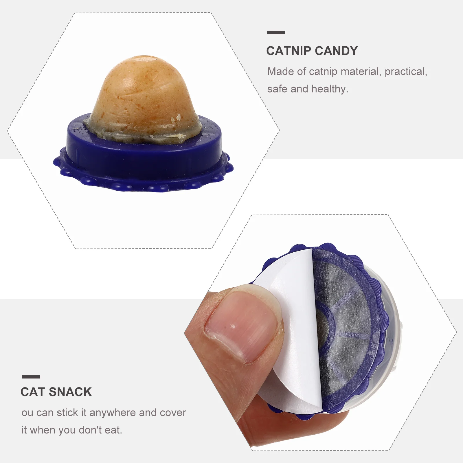 

4Pcs Nutritional Hairball Relief Cat Treat Catnip Energy Snack Ball for Healthy Cats with Enhanced Mobility