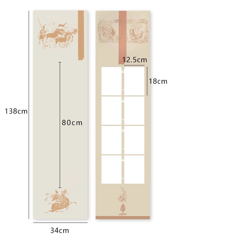 Batik Color Half-Ripe Xuan Paper Chinese Calligraphy Brush Pen Creation Works Rice Paper Exquisite Painting Papier Papel China