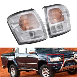 Car Front Corner Side Light Indicator Lamp for Toyota Hilux 2001-05 Facelift Auto Side Turn Signal Lamps Day Time Running Lights