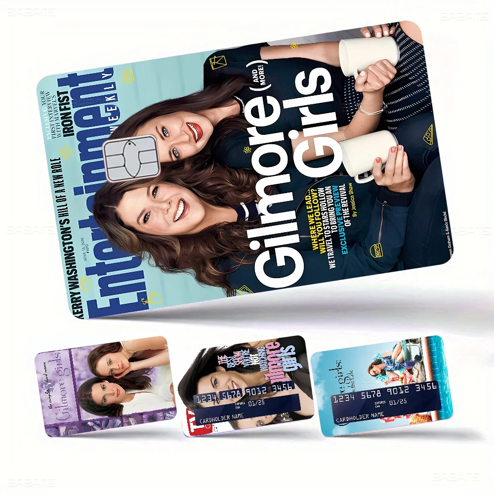 

Gilmore Girls Anmie Sticker Film Skin Cover For Credit Card Debit Bank Card Front