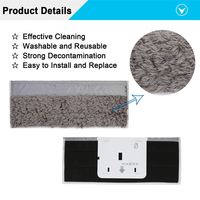 Wet&Dry Mop Pads And Replacement Wheel Tires Spare Parts For Irobot Braava Jet M6 (6110) (6012) (6112) (6113) Ultimate Robot Mop