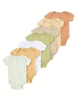 7 Piece Newborn Romper Set 1