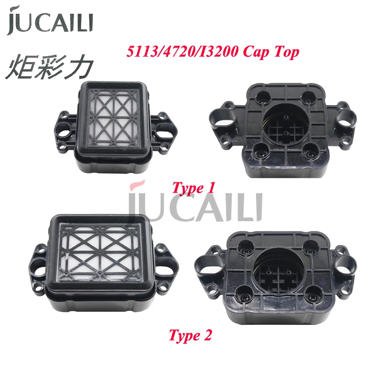 JCL 12Pcs Cap Top for Epson I3200 4720 5113 Head for Eco Solvent /Water Based/UV Ink Printer