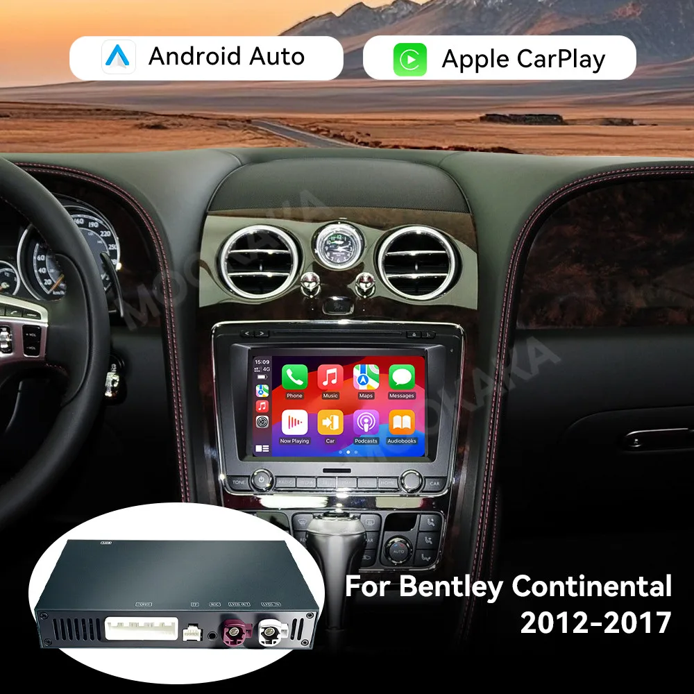 Original Car Upgrade Carplay For Bentley Continental GT 2012~2017 Module Car Accessories Android Auto Airplay Mirror Link
