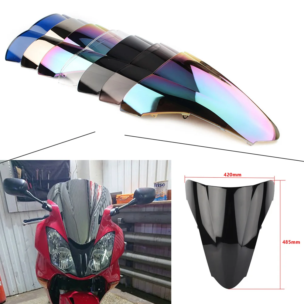 Windshield For Honda VFR800 VFR 800 2002-2012 Double Bubble WindScreen Motorcycle Accessories Fairing Deflector