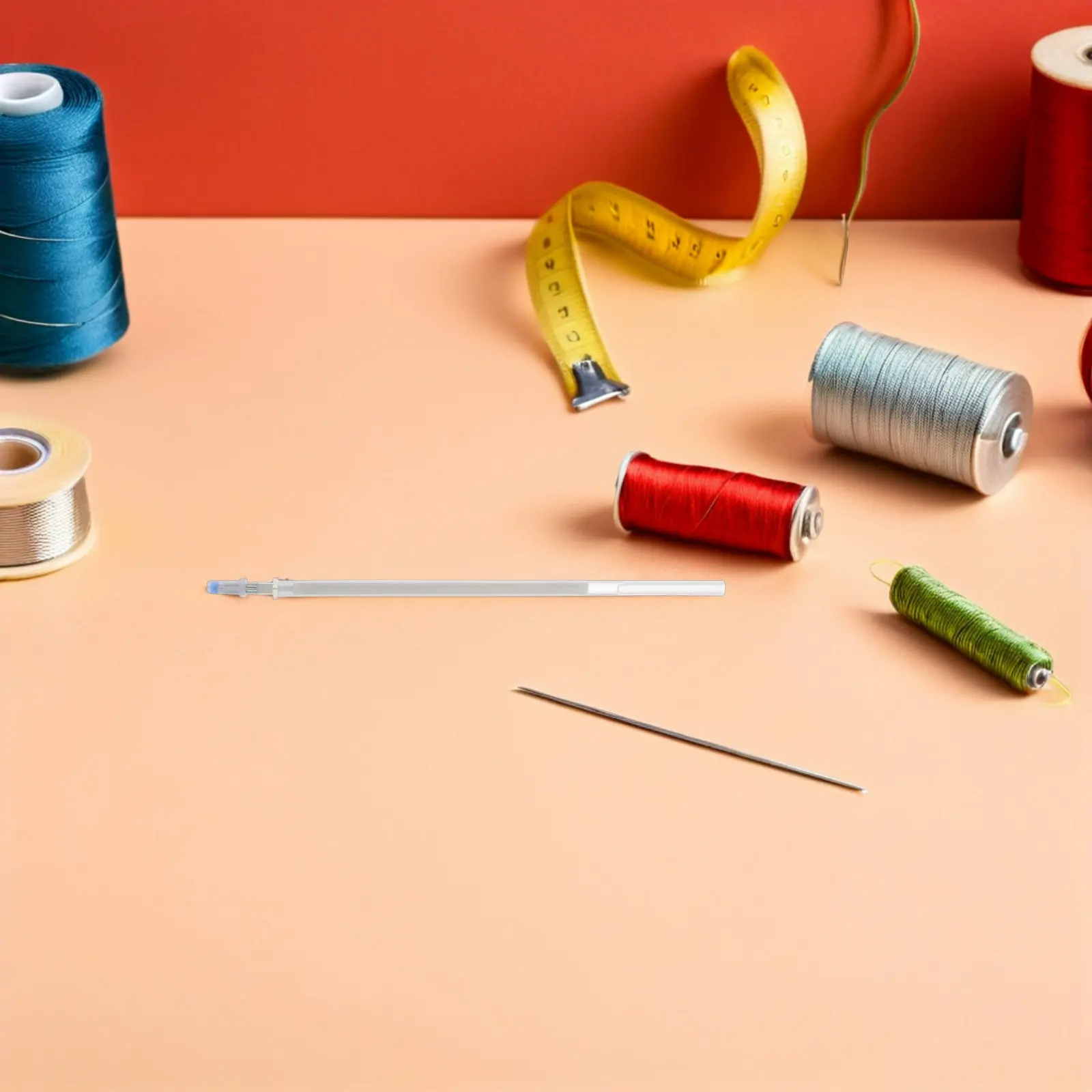 

100 шт. сменных стержней для термостираемых маркеров для ткани, бежевые, временные, для шитья, квилтинга, вышивки, маркировки, исчезающие чернила