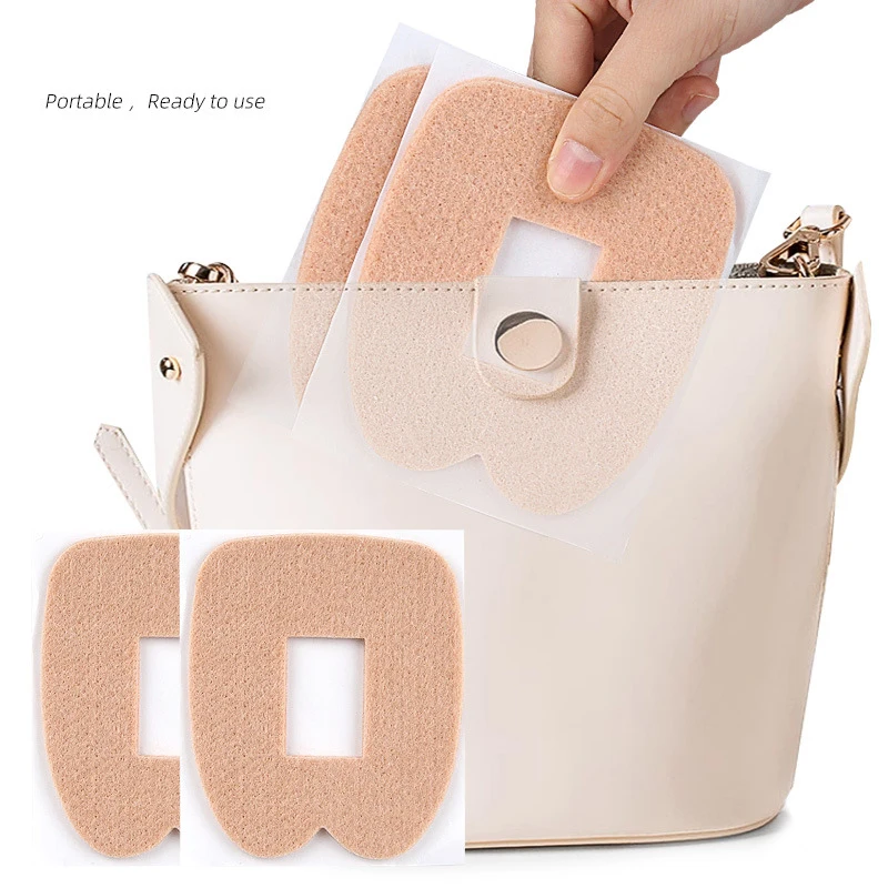 Almohadillas de fieltro para pies, cojines adhesivos antidesgaste, almohadillas de fieltro suaves para mujeres y hombres, soporte para el antepié, alivio del dolor, 1/2/4/6 Uds.