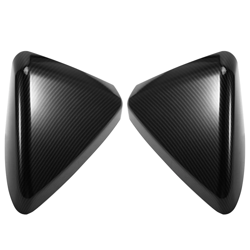 NEW-Rearview Mirror Shell Rearview Mirror Cover Reflector Shell Carbon Fiber Pattern Rearview Mirror For Tesla Cybertruck