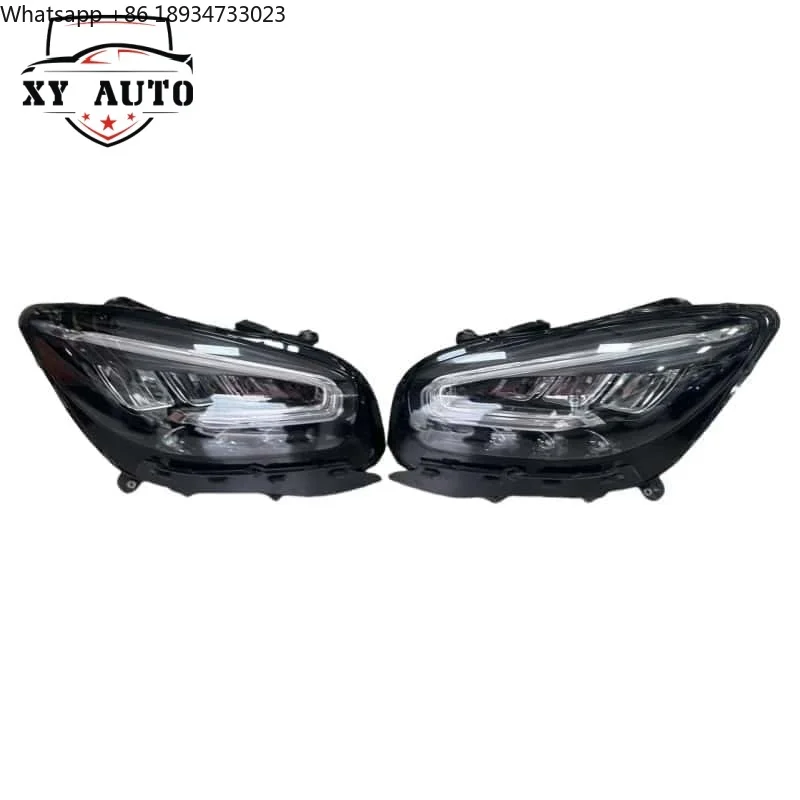 

For Mercedes-Benz SLS AMG GT63 GT50 GTR Headlights for W190 290 New Model White LED Lamps 12V ABS Material for GT & GLC Models