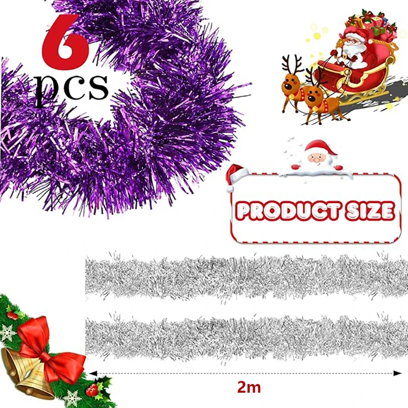 عيد الميلاد الديكور تألق شريط معدني ل هاواي زهرة إكليل ديكور غرفة المنزل DIY بها بنفسك في الهواء الطلق حديقة ديكور حفلات الزواج