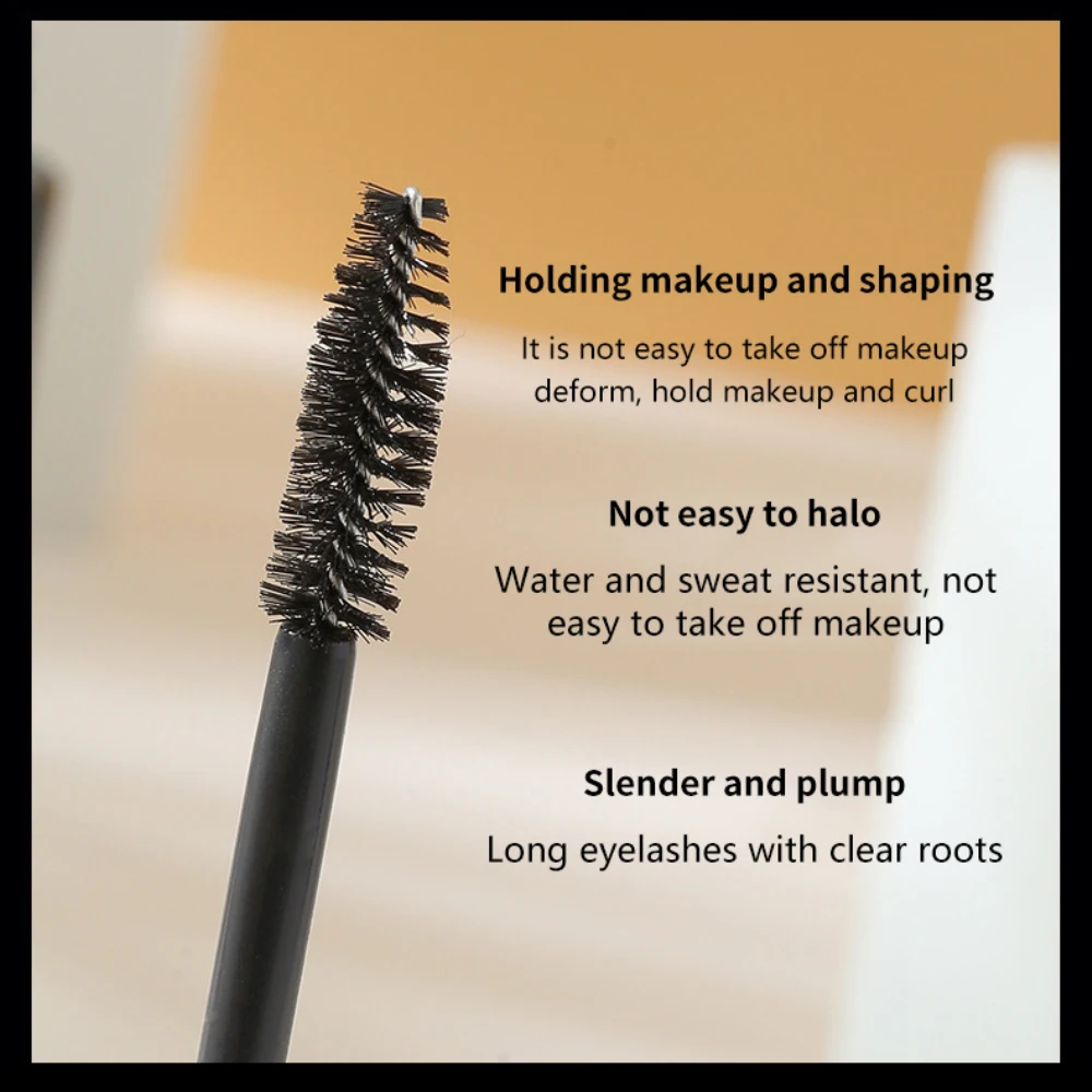 1 Stuk Zwarte Mascara Waterdichte Zweetbestendige Wimpers Verlenging Duurzame Niet-Bloeiende Mascara Verlenging Natuurlijke Wimpers Cosmetica