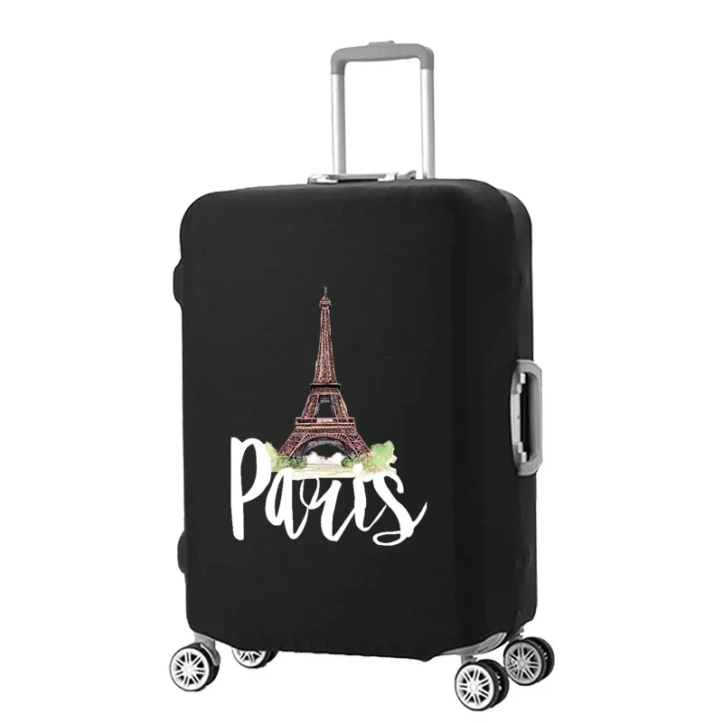 Luggage Cover Tourist Attraction Print Elastic Luggage Protective Cover Suitcase Scratch Resistant 18-32 Size Protective Case