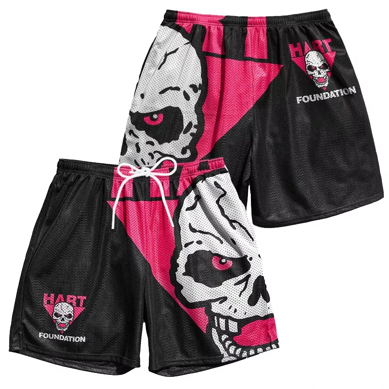 2025 صيف جديد ريترو RVD النمر العظام الرباط المصارعة السراويل للترفيه عطلة الشاطئ اليومية الرجال والنساء سروايل السباحة القصيرة