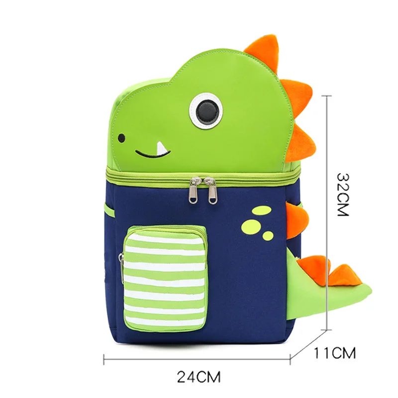 Mochila escolar con dibujos de animales para niños y niñas, mochila escolar de dinosaurio de alta calidad para guardería