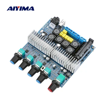 AIYIMA Verbeterde TPA3116 Subwoofer Versterker Audio Board 2.1 HiFi Amplificador USB DAC Bluetooth 5.0 Eindversterkers 2x50 W + 100 W