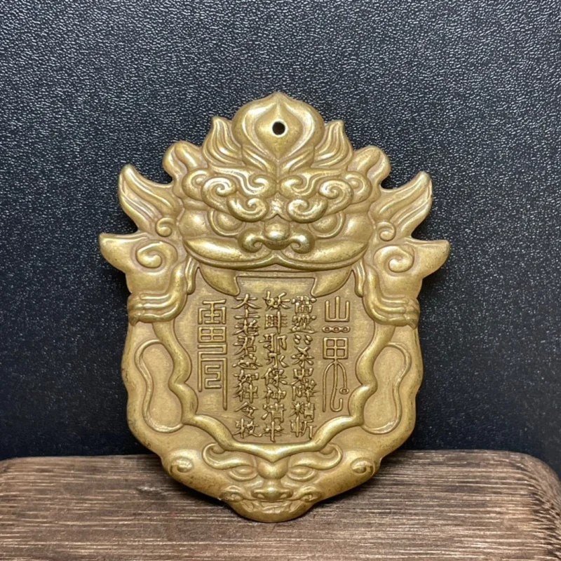 

Античная бронза, киноварь, зверь, бренд, горный призрак, сплетни, жетон, голова тигра, медные украшения